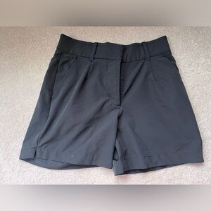 women’s nike 5” dri-fit golf shorts, black, size xs